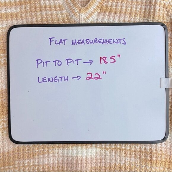 Handmade Tan Pink White Knit Crew Neck Sweater S - Picture 6 of 11